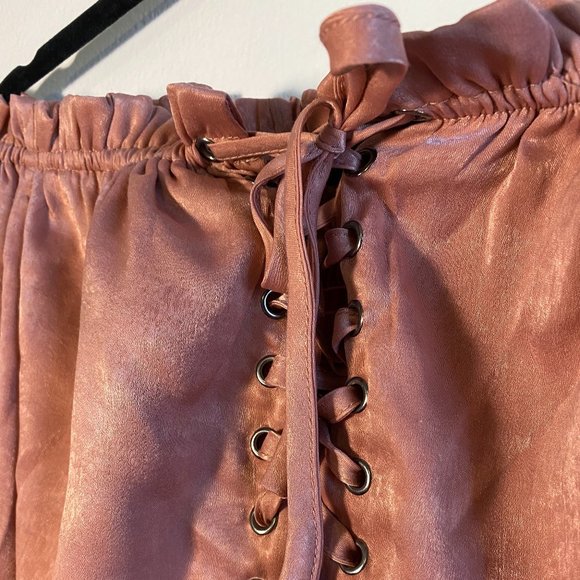 Over the shoulder Corset Crop top - Picture 2 of 6